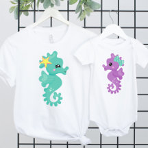 Cute Seahorses - Baby and Kids Clothes