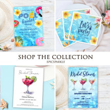 Tropical Pool Party Bridal Shower