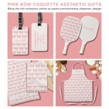 Pink Bow Coquette Aesthetic Gifts & Accessories