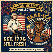 250th Anniversary T-Shirt | Fourth of July Gift