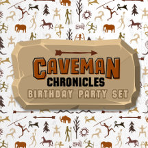 Caveman Chronicles Birthday Party Set