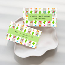 Pattern Of Llamas Business Cards Collection