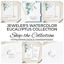 Jeweler's Watercolor Eucalyptus Collection