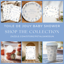 Toile de Jouy Baby Shower