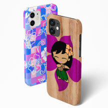 iPhone Cases - Wahine and Hula Girls