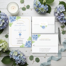 Blue Hydrangeas Wedding Suite