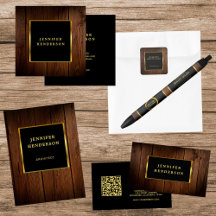 Black gold wood pattern professional collection