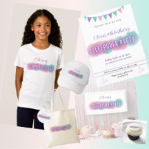 Girl's Birthday 'Sleepover Squad' Collection