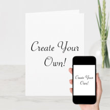 Create Your Own Classic White Card and Download 