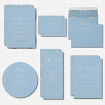 Elegant Blue Diamond Wedding