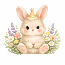 Cute Bunny European Cottage Garden