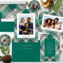 Green Christmas Plaid Christmas Collection