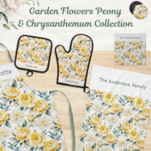 Garden Flowers   Peony and Chrysanthemum