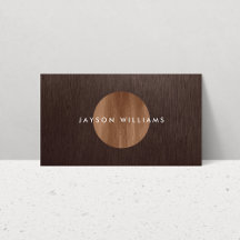 Wood and Architecture Business Cards
