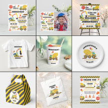 Construction 6th Birthday Party