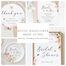 Rustic Wildflower Bride to Bee Bridal Shower