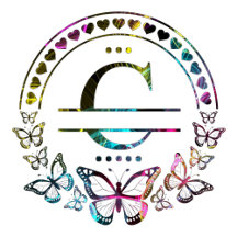 Butterfly Monogrammed Gifts