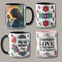 Mother's Day 3D Effect Mugs