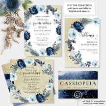 Elegant Celestial Blue and Gold Theme