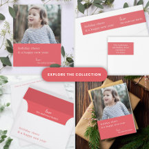 Holiday Cheer & Happy New Year   Raspberry Red