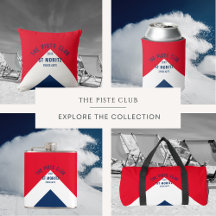 The Piste Club Red White Navy Peak