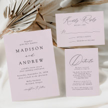 Modern Elegance Lavender Wedding Collection