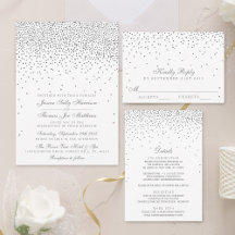 The Vintage Glam Silver Confetti Collection