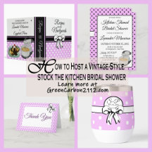 Lavender Bridal Shower Stock the Kitchen Party