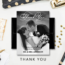 Elegant Wedding Thank You Cards