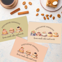 Vintage Watercolor Cake Illustration