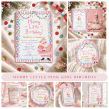 Merry Little Pink Girl Birthday Party