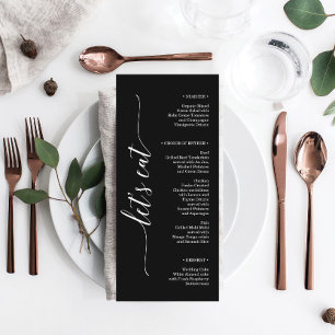 Minimale Elegance Hochzeitstag - Begrüßungsbrief Einladung