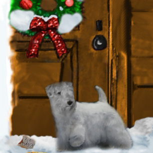 Sealyham Terrier Weihnachtsgeschenke Feiertagskarte