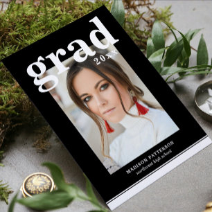 Foto-Abschlussfeier Elegantes modernes Skript Leinwanddruck