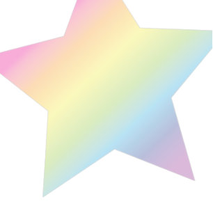 Pastel Rainbow Stars Kinderdusche einfach modern Einladung