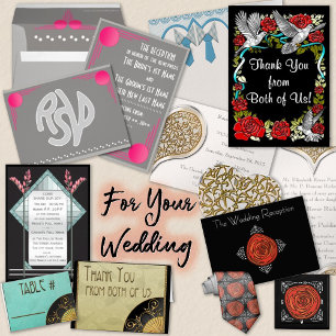 Tigerlilien (Einladung zum Empfang nach der Hochze Einladung