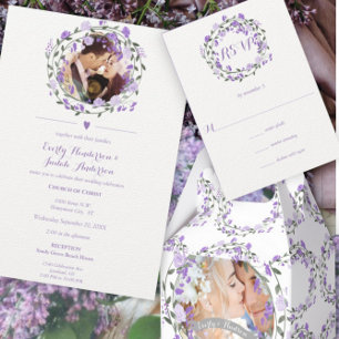 Rustikale Bohemische Boho Folk Art Wedding Einladung