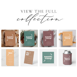 Pastel Mint Green Retro Groovy Gastgeschenke Hochz Dosenkühler