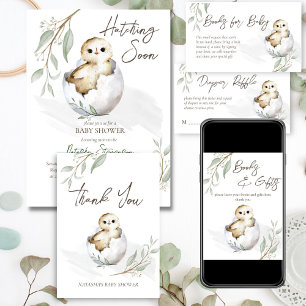 Bald kleine Vogelfederdusche Pappteller