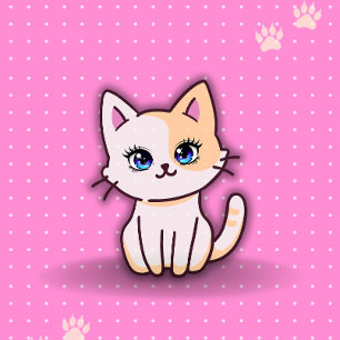 Süße rosa Kitty-Katze Süße personalisierte Namenss Bedruckter Rucksack