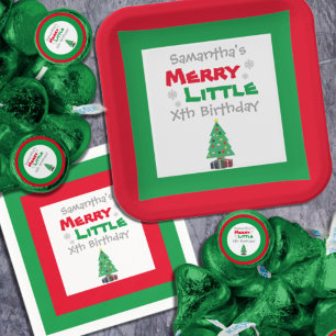 Merry Little Birthday Einladung