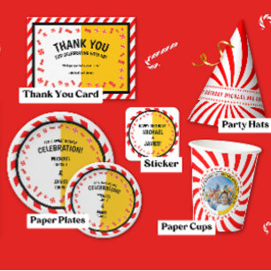 Sweet Candy Theme Double Birthday Celebration Quadratischer Aufkleber