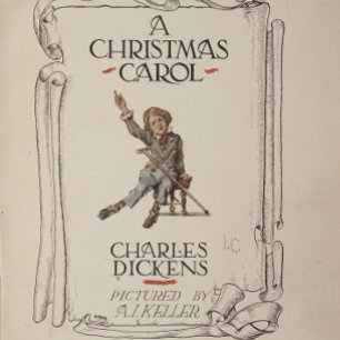 Charles Dickens' A Christmas Carol 1914 Geschenkpapier Set