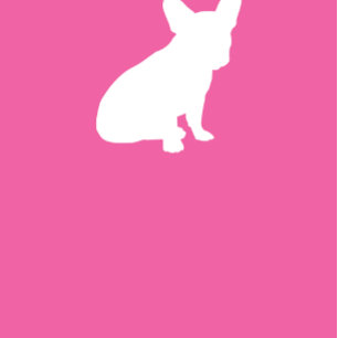 French Bulldog Baby Shower Frenchie Pink Girl Einladung