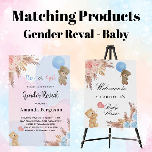 Haushaltsgeschlecht offenbart Pampas Teddy Bärenpa