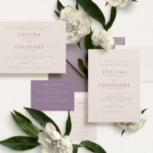 Parker Landscape Wedding Details Card Einladung