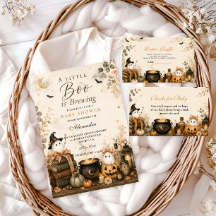 Elegant Little Boo Braut Baby Shower Einladung