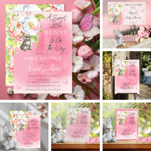 Eine süße kleine, sonnige Babydusche. Empfang Banner