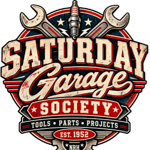 Samstag Garage Society Vintage Herren Hoodie