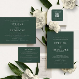 Parker Landscape Wedding Details Card Einladung